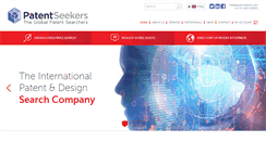 Desktop Screenshot of patentseekers.com